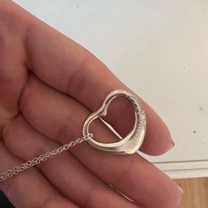 Tiffany & co heart necklace